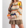Women's Flower Patch Sweater - Easel - 3 of 4