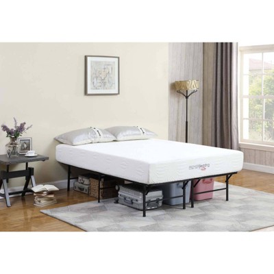 Mabel Full Black Metal Folding Platform Bed Frame