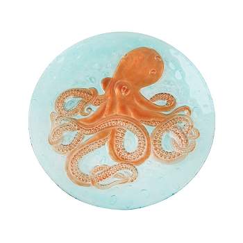 Beachcombers Octopus Glass Plate