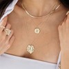 Sanctuary Project by sanctuaire Dainty Palm Leaf Pendant Necklace Gold - 3 of 3