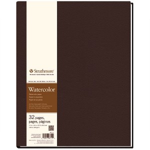 Strathmore 400 Series Art Journal Watercolor Paper, Hardbound Binding, 64 Page/32 Sheet, 11x14 inch, 1 Count - 1 of 1