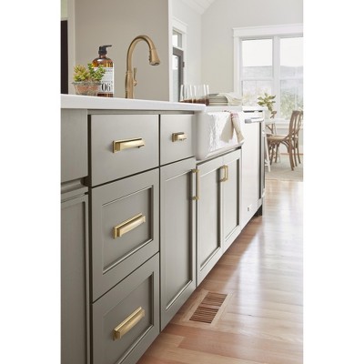 Champagne Bronze Zinc Cabinet Cup Pull Handle