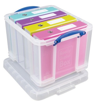Really Useful Box 32 Liter Snap Lid Storage Bin 32C-PK3CB