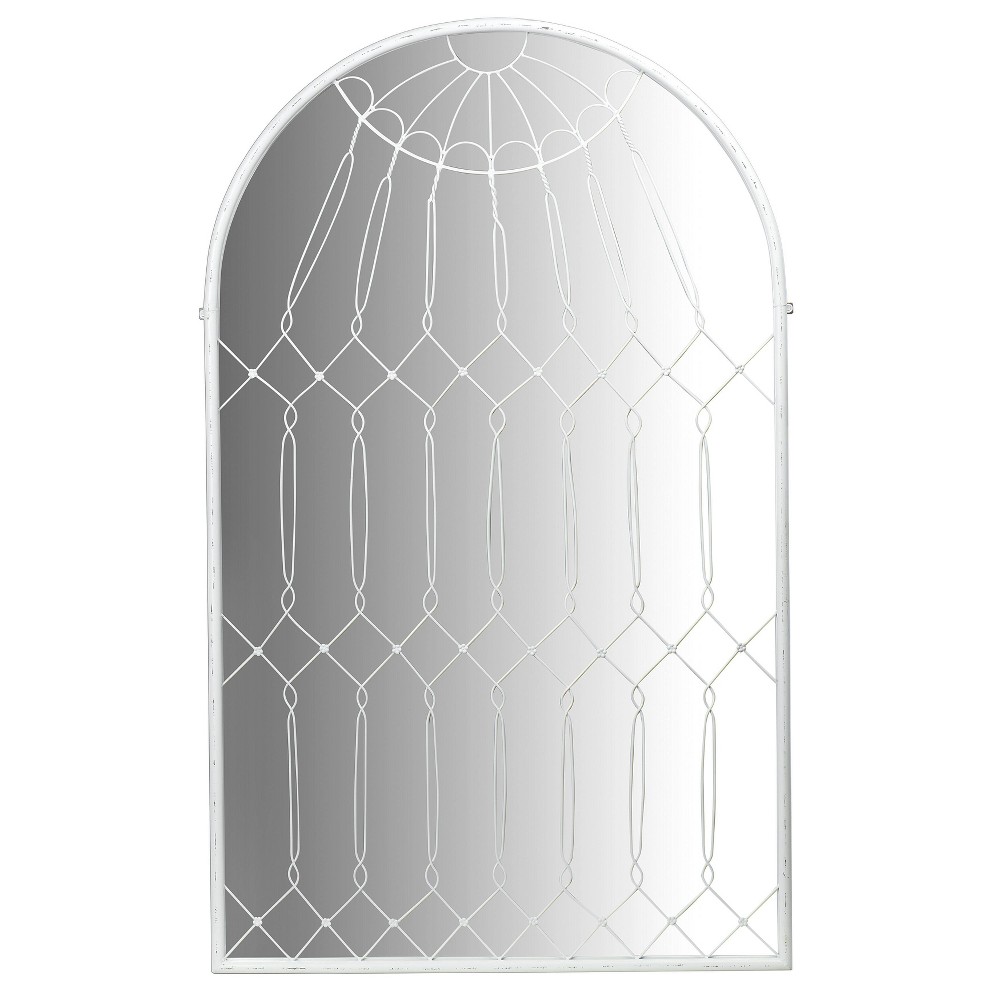 Photos - Wall Mirror Arched Iron Cage Design Decorative  - Storied Home