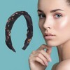 Unique Bargains Grace Floral Pattern Wide Cross Knot Headbands1 Pc - 2 of 4