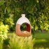 Sullivans 11.5" Pueblo Terracotta Bird Feeder - 3 of 3