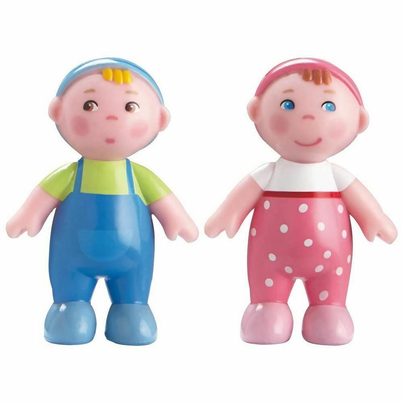 HABA Little Friends Babies Marie & Max - 2.5" Twin Baby Toy Figures (2 Piece Set), 1 of 11