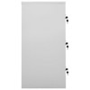 vidaXL Steel Locker Cabinets, Set of 2 - Modern Design Locker Storage with 9 compartments, Ideal for School or Office - Gray and Red - 4 of 4
