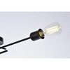 Elegant Lighting Xavier 4 lights flush mount in black - 4 of 4