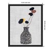 Amanti Art Decorated Vase with Plant II by Melissa Wang Canvas Wall Art Print Framed 16 x 20-in. - 4 of 4