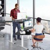 Tangkula Dual-Motor L Shaped Standing Desk Ergonomic Sit Stand Computer Workstation White & Black - 3 of 4