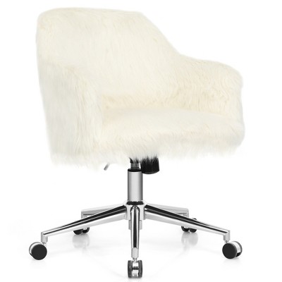 Fluffy discount vanity chair