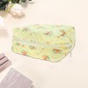 Unique Bargains Floral Quilting Makeup Bag Yellow Orange 1 Pc - 3 of 3