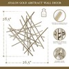 Cheung's Avalon Small Abstract Wall Decor - Gold - 3 of 4