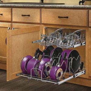 Apex Vanguards Chrome Pull Out Pantry Organizer - 1 of 3
