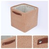 REGALWOVEN Cotton Collapsible Sturdy Rope Handle Open Storage Bins 11x11x11in 3 Pcs - 2 of 4