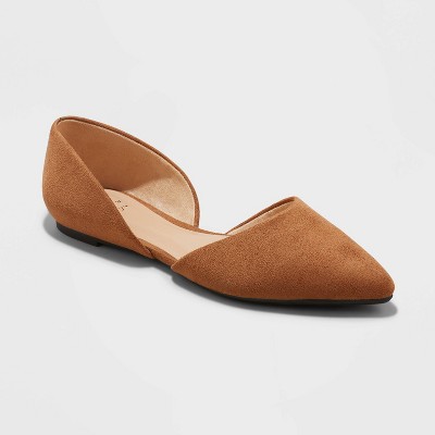 Women's Julie Ballet Flats - A New Day™ Cognac 6 : Target