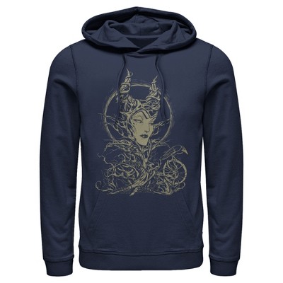 Men's Sleeping Beauty Maleficent Twisted Queen Pull Over Hoodie