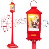 Resenkos Christmas streetlights with music and detachable snowball lights Red - 3 of 4