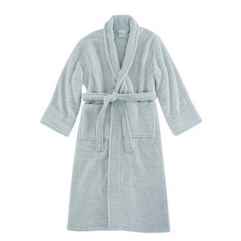 L/xl Luxe Zero Twist Bath Robe Blue - Charisma : Target