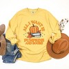 Simply Sage Market All I Want Is Pumpkins And Books Garment Dyed Long Sleeve - 3 of 4
