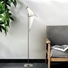 HOMLUX 63 Inch Silver Thousand Origami Crane Lamp Modern Floor Lamp Bird Swing Floor Light Suitable for Bedroom Study Living Room Cafe Shop - 2 of 4