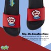 Mens SpongeBob SquarePants Slide Sandals - Spongebob Shoes - Spongebob, Patrick, Squidward, Sandy, Mr. Krabs Slides (Black Red, 12/13) - 4 of 4