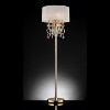 63" Antique Crystal Floor Lamp with Crystals (Includes CFL Light Bulb) Gold - Ore International - 2 of 3