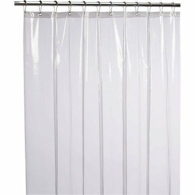 GoodGram Extra Long Heavy Duty Vinyl Shower Curtain Liners - Super Clear