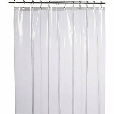 GoodGram Extra Long Heavy Duty Vinyl Shower Curtain Liners - Super Clear