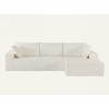 108" L-Shaped Sectional Sofa, Full Foam Cushioning, Left-Facing Sleeper - 2 of 4
