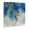 Stupell Industries Abstract Blue Gold Paint Design, 30" x 30" - 3 of 4