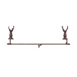Transpac Iron Reindeer Stocking Holder Home Decorations Christmas - 1 of 3