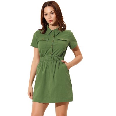 Button down dress target sale