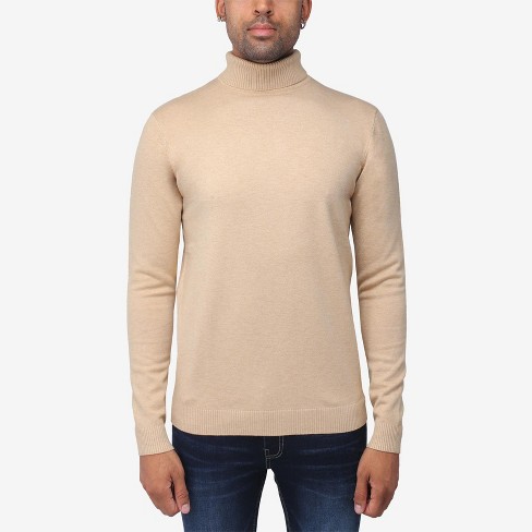X Ray Men's Mock Turtleneck Sweater(available In Big & Tall) In Oatmeal  Size X Large : Target