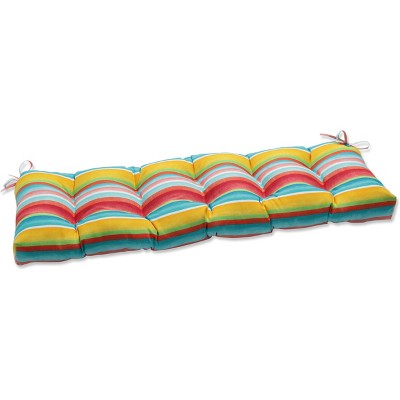 60" x 18" Outdoor/Indoor Blown Bench Cushion Dina - Pillow Perfect