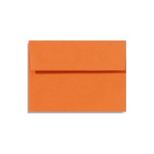 LUX A6 Invitation Envelopes (4 3/4 x 6 1/2) 500/Box Mandarin (EX4875-11-500) - 1 of 2