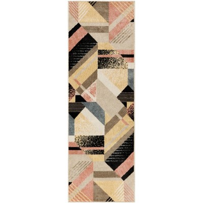 Nourison Washable Decor Modern Geometric Indoor Rug