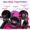 12V Kids Electric Ride-On Truck with Remote, Spring Suspension, LED Lights, Music & Battery Display, Dual 30W Motors - 4 of 4