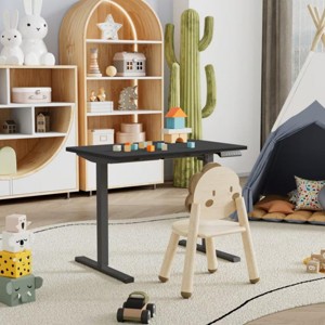 INFURNIC Desks Standing Desk Whole Piece Adjustable Height Workstation Sit Stand up Desk for Home Office, Black, 31.5"*19.69"*28.74" - 1 of 4