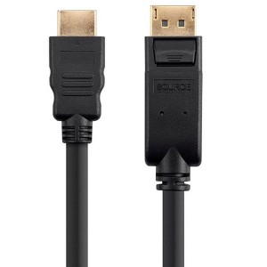Monoprice DisplayPort 1.2a to HDTV Cable - 3 Feet | Supports Up to 4K Resolution And 3D Video - Select Series - 1 of 4