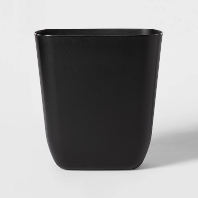 3gal Open Vanity Trash Can Black - Room Essentials™