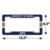 University of Akron Zips Stripes License Plate Tag Frame - 4 of 4
