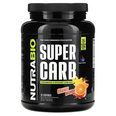 NutraBio Super Carb, Orange Mango, 1.9 lb (841 g)