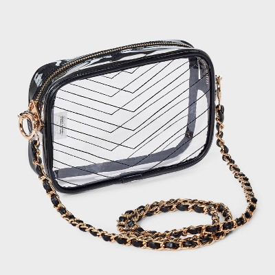 Сумки A New Day Quilted Camera Crossbody Bag - A New Day™ Clear — фото 3