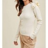 Women's Ruffle Sleeve Sweater - WISHLIST - 2 of 3