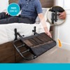 Stander EZ Adjust Bed Rail, Adjustable Safety Guard Rail for Seniors, Black - 3 of 4