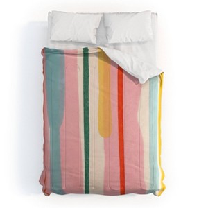 Deny Designs 3pc Full/Queen 83 Oranges Too Cool to Hang But Here I Am Comforter and Sham Set - 1 of 4