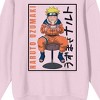 Naruto Classic Eating Ramen Crew Neck Long Sleeve Cradle Pink Women's Sweatshirt - 2 of 2