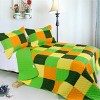 Slickblue 3PC Quilt Set, Hand-Stitched Patch Design, Full/Queen, Reversible, 100% TC Fabric, Multiple Color Options - 4 of 4